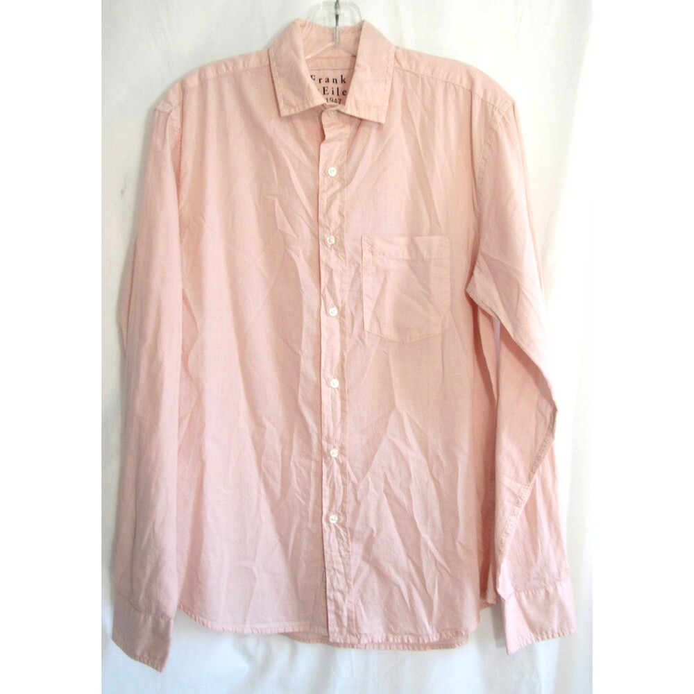 Frank & Eileen Luke Pink Button Down Long Sleeve Shirt Size XXS NWOT